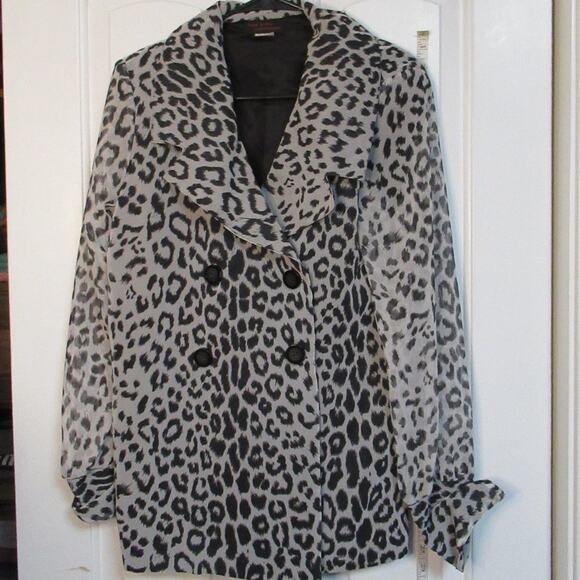 New York Extremes Snow Leopard Blazer - Picture 1 of 7